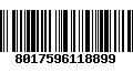 Código de Barras 8017596118899