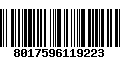 Código de Barras 8017596119223
