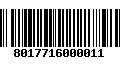 Código de Barras 8017716000011