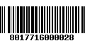 Código de Barras 8017716000028