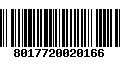 Código de Barras 8017720020166