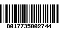Código de Barras 8017735002744