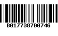 Código de Barras 8017738700746