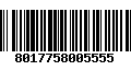 Código de Barras 8017758005555