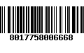 Código de Barras 8017758006668