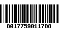 Código de Barras 8017759011708