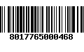 Código de Barras 8017765000468