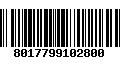 Código de Barras 8017799102800