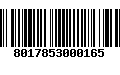 Código de Barras 8017853000165