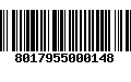 Código de Barras 8017955000148