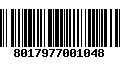 Código de Barras 8017977001048