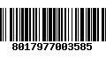 Código de Barras 8017977003585