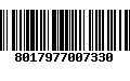 Código de Barras 8017977007330