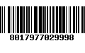 Código de Barras 8017977029998