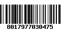 Código de Barras 8017977030475