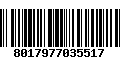 Código de Barras 8017977035517