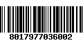 Código de Barras 8017977036002