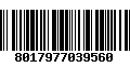 Código de Barras 8017977039560