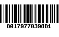 Código de Barras 8017977039881