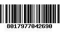 Código de Barras 8017977042690