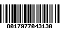 Código de Barras 8017977043130