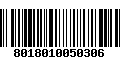 Código de Barras 8018010050306