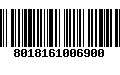 Código de Barras 8018161006900