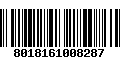 Código de Barras 8018161008287