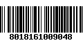 Código de Barras 8018161009048