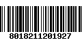 Código de Barras 8018211201927