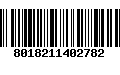 Código de Barras 8018211402782
