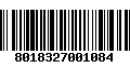 Código de Barras 8018327001084