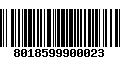 Código de Barras 8018599900023