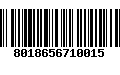 Código de Barras 8018656710015