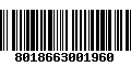 Código de Barras 8018663001960