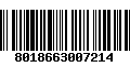 Código de Barras 8018663007214