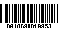 Código de Barras 8018699019953