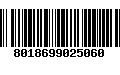 Código de Barras 8018699025060