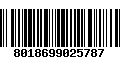 Código de Barras 8018699025787