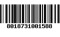 Código de Barras 8018731001588