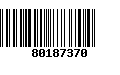 Código de Barras 80187370