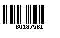 Código de Barras 80187561