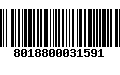 Código de Barras 8018800031591