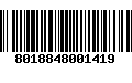 Código de Barras 8018848001419