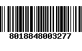 Código de Barras 8018848003277