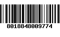 Código de Barras 8018848009774