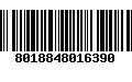 Código de Barras 8018848016390