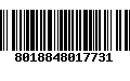 Código de Barras 8018848017731