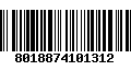 Código de Barras 8018874101312