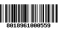 Código de Barras 8018961000559